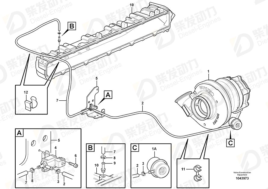 VOLVO Solenoid valve 3819161 Drawing