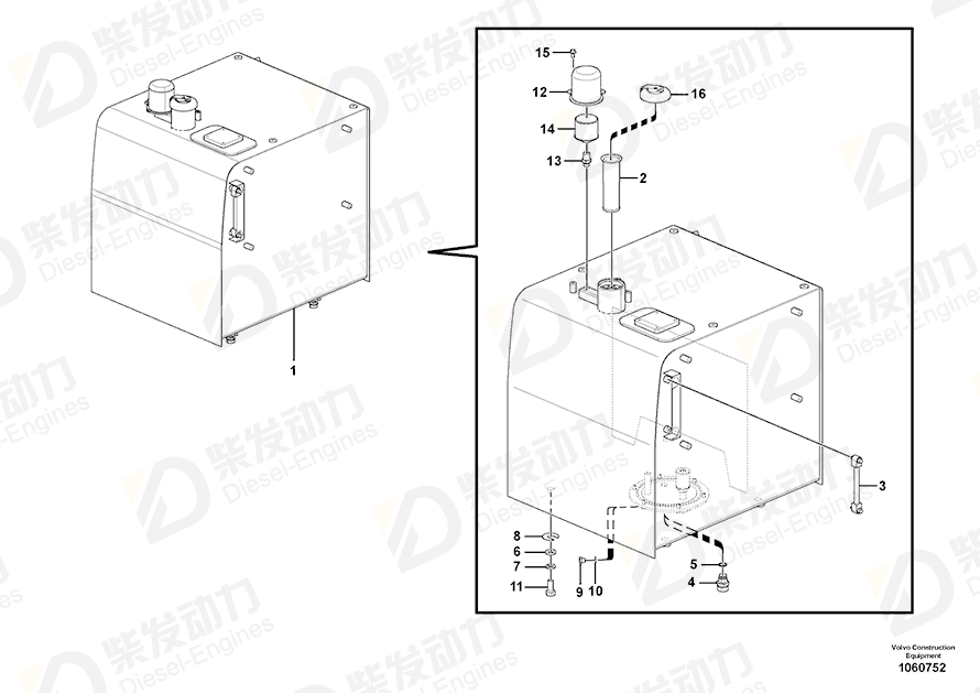 VOLVO Connector 14639732 Drawing
