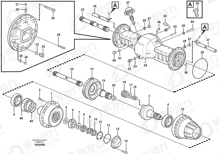 VOLVO Hex. socket screw 4782860 Drawing