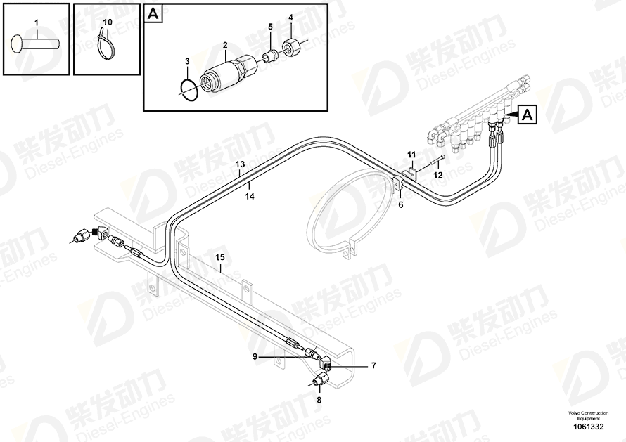 VOLVO Adapter 11432016 Drawing