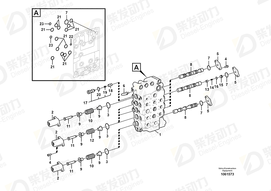 VOLVO Poppet 14521711 Drawing