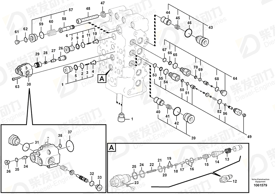 VOLVO Ring 7273-10240 Drawing