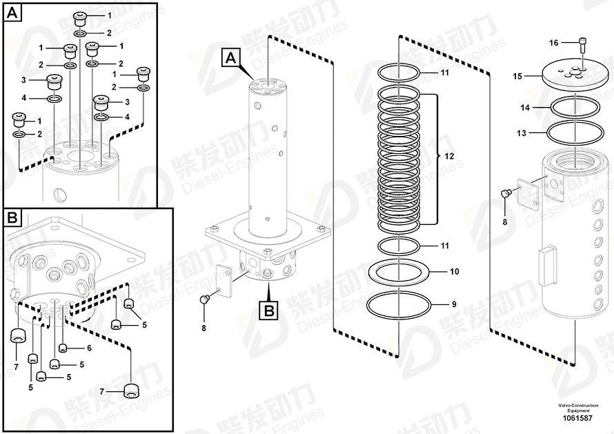 VOLVO Plug SA9415-43052 Drawing VOLVO Plug SA9415-43052 Drawing