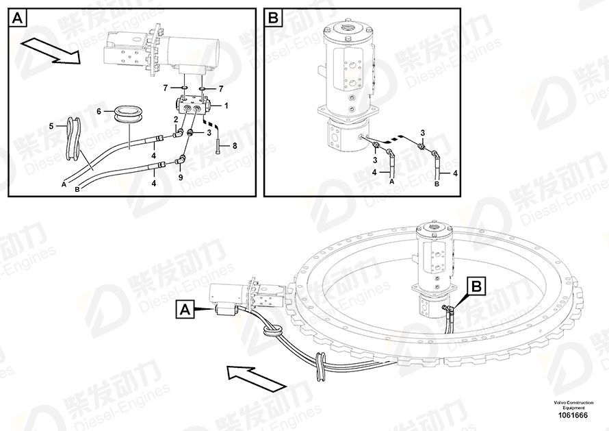 VOLVO Grommet 14578719 Drawing