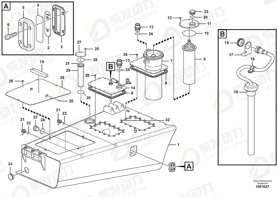 VOLVO Retainer 15105808 Drawing