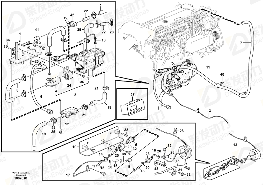 VOLVO Timer 14500661 Drawing