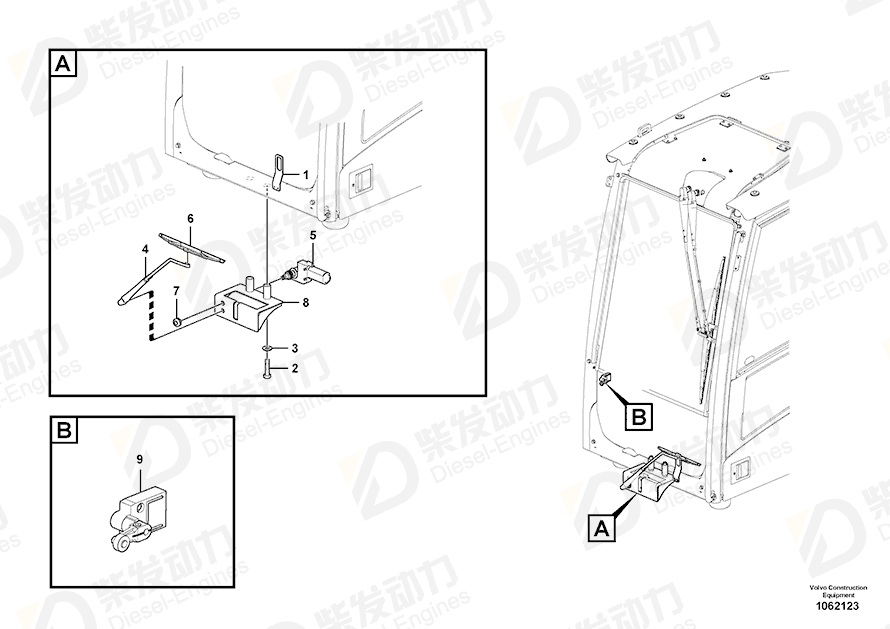 VOLVO Switch 14518743 Drawing