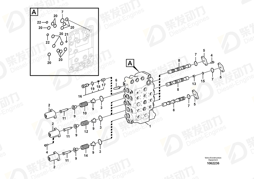VOLVO Poppet 14521469 Drawing