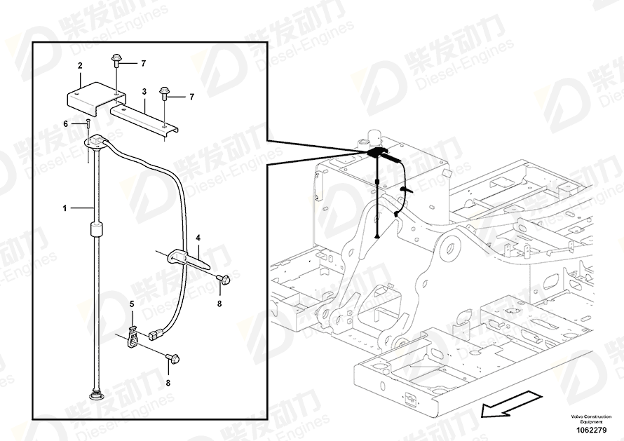 VOLVO Sensor 14601315 Drawing