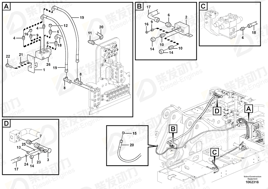 VOLVO Plug 935651 Drawing