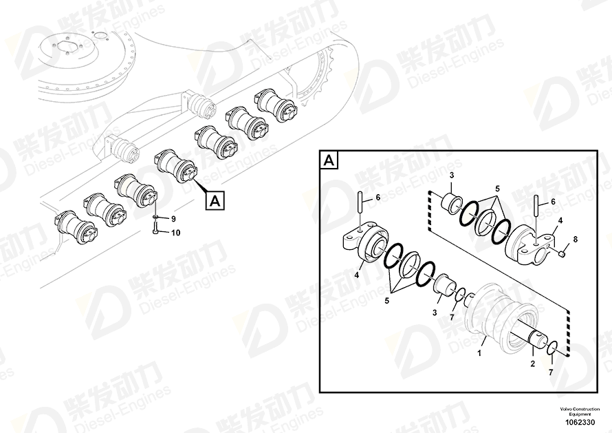 VOLVO Sealing 14573185 Drawing