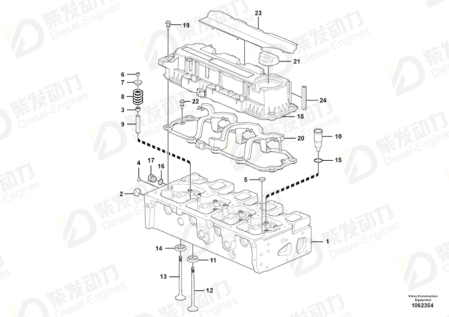 VOLVO Cap plug 20914266 Drawing