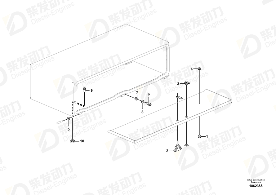 VOLVO Lock nut 983403 Drawing