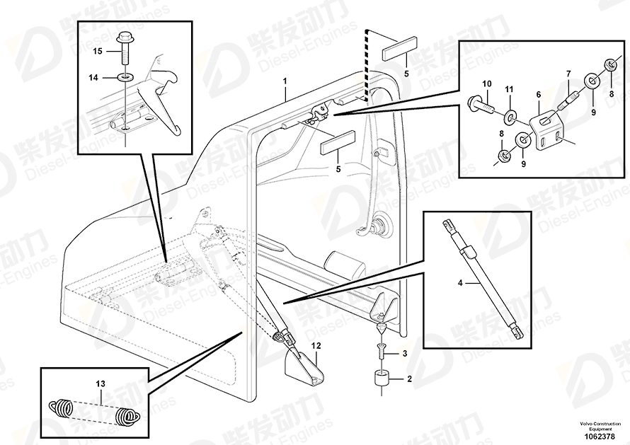 VOLVO Six point socket screw 969817 Drawing