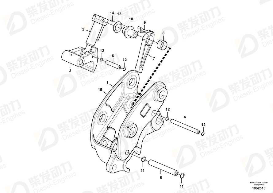 VOLVO Plate 14547879 Drawing