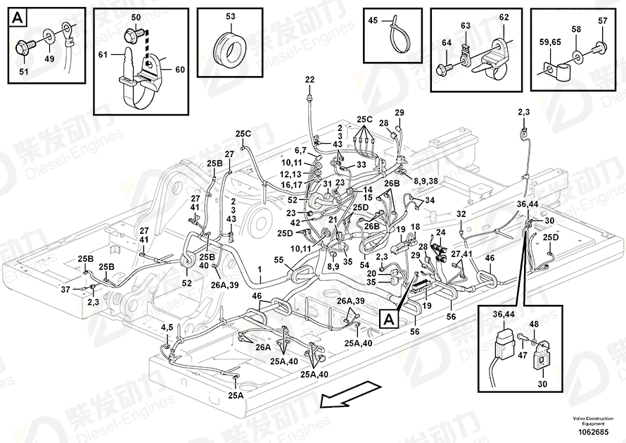 VOLVO Housing 874503 Drawing