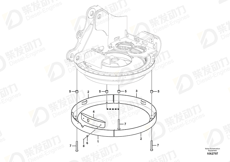 VOLVO Cover 14686658 Drawing