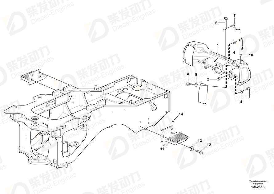 VOLVO Plain washer 11055616 Drawing