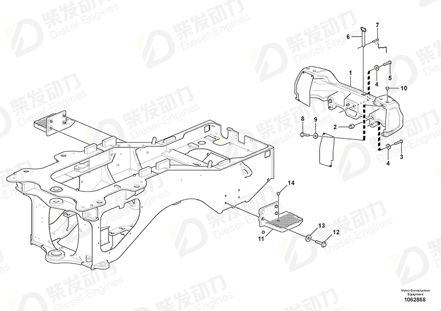 VOLVO Hexagon screw 955399 Drawing