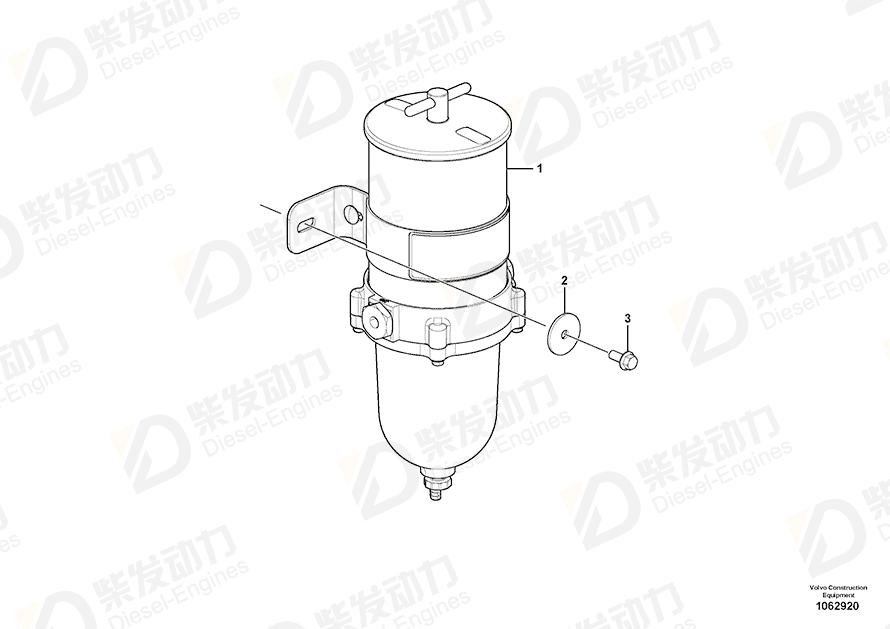 VOLVO Plain washer 14638994 Drawing