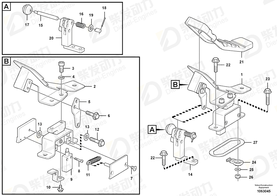 VOLVO Switch 15075486 Drawing