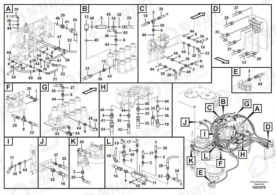 VOLVO Connector 14546561 Drawing