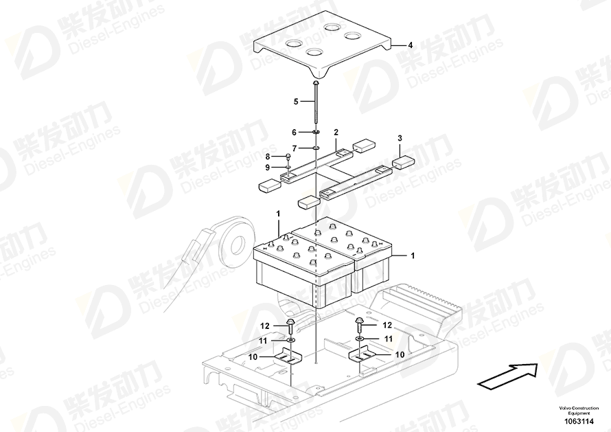 VOLVO Cover 14555878 Drawing