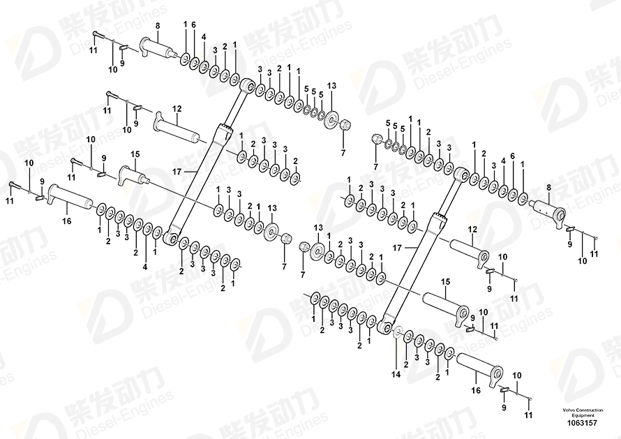 VOLVO Washer 14350610 Drawing