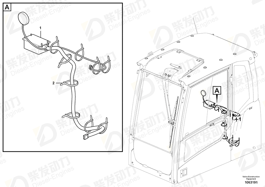 VOLVO Control unit 14635546 Drawing