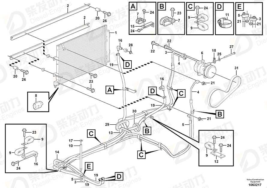 VOLVO Grommet 14529064 Drawing