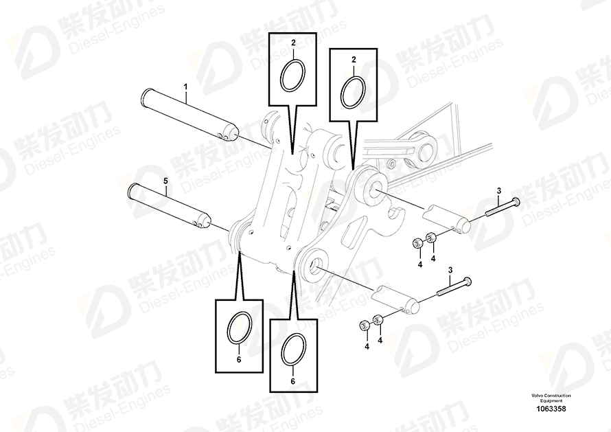 VOLVO Pin 14606306 Drawing