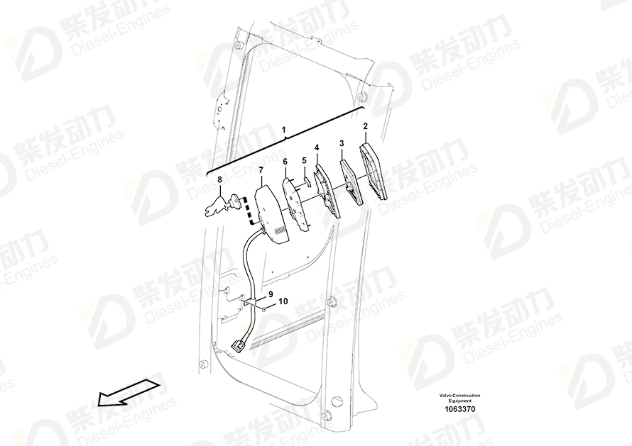 VOLVO Printed circuit board 14609614 Drawing