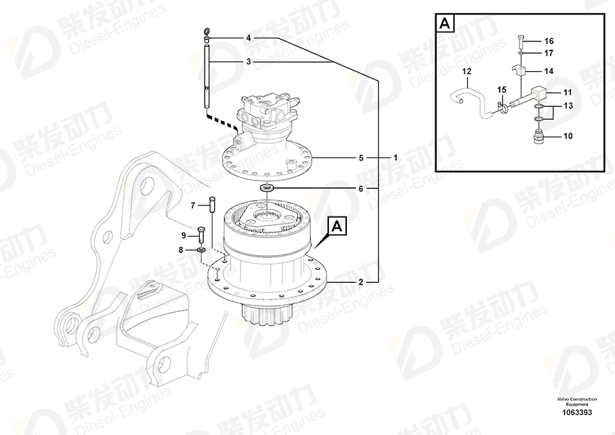 VOLVO Gauge 14547283 Drawing