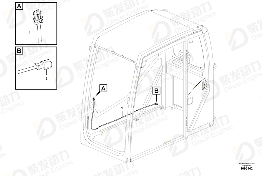 VOLVO Housing 14569603 Drawing