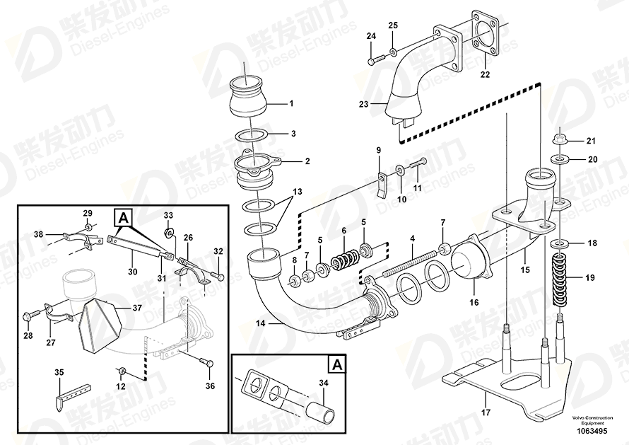 VOLVO Protecting plate 15172179 Drawing VOLVO Protecting plate 15172179 Drawing