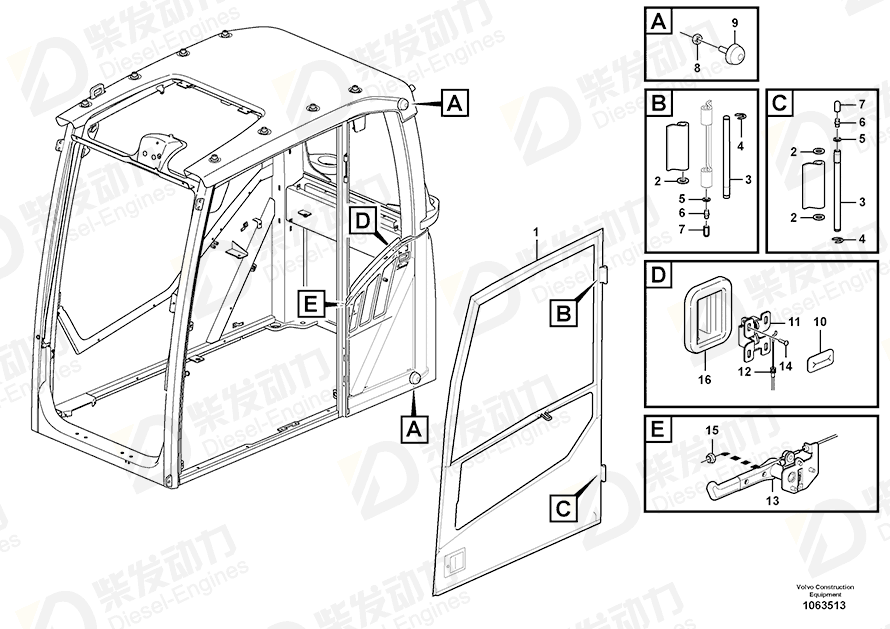 VOLVO Clip 15118206 Drawing