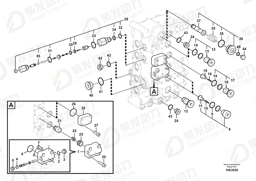 VOLVO O-ring 983542 Drawing