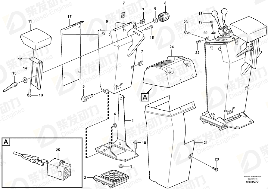 VOLVO Six point socket screw 13976479 Drawing