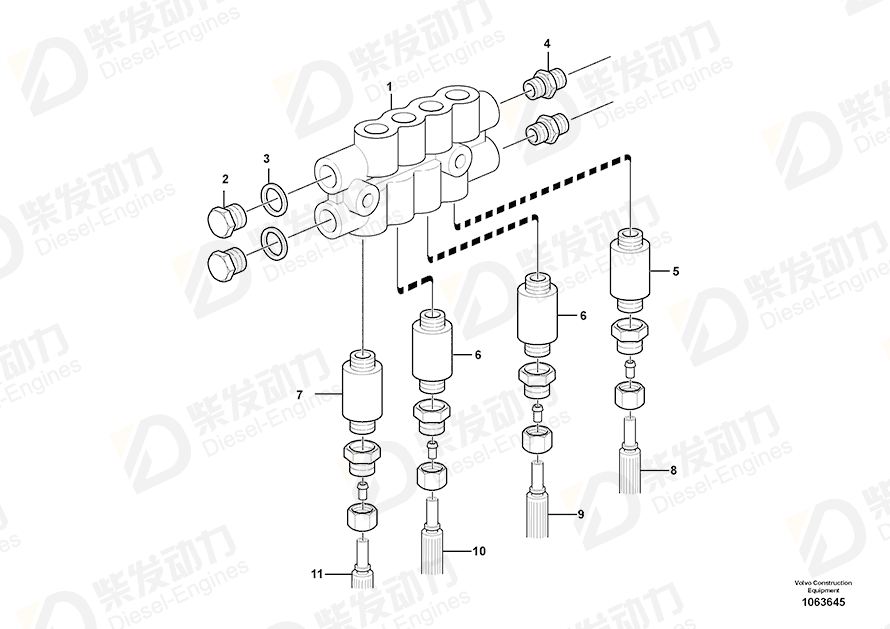 VOLVO Sealing ring 11709994 Drawing