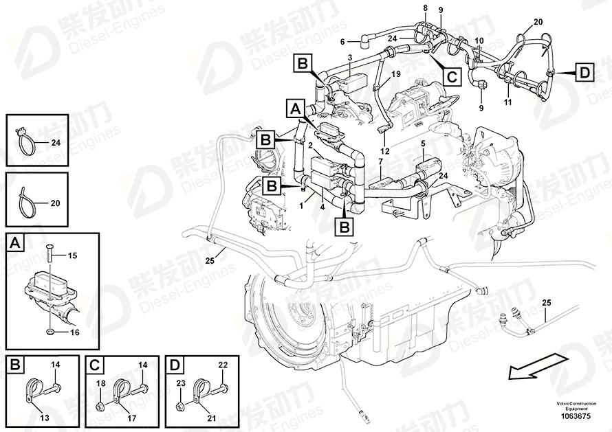 VOLVO Cable tie 980881 Drawing