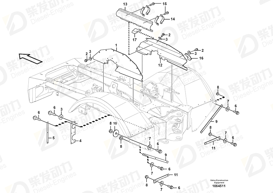 VOLVO Clamp 991199 Drawing