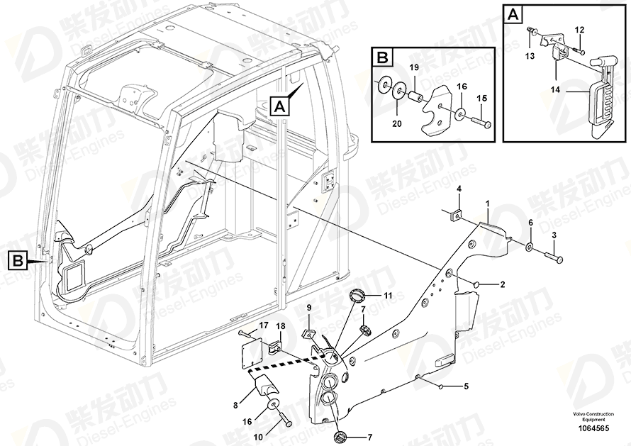 VOLVO Hammer 14628000 Drawing