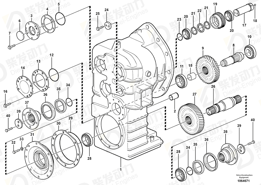 VOLVO O-ring 925070 Drawing