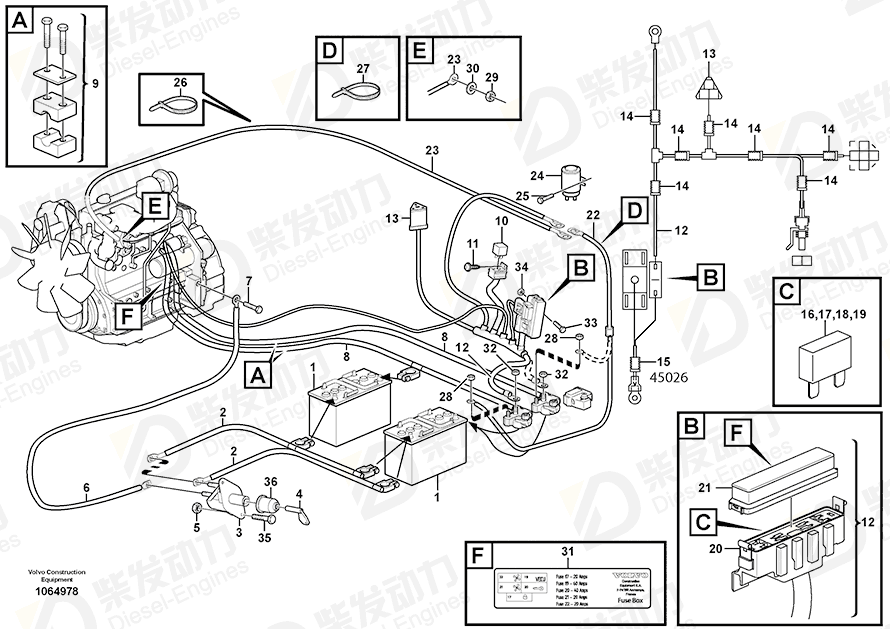 VOLVO Spring washer 955920 Drawing VOLVO Spring washer 955920 Drawing