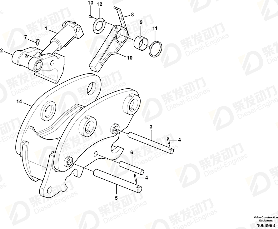 VOLVO Pin 14552946 Drawing