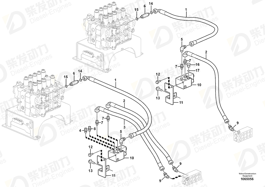 VOLVO Bracket 14613372 Drawing