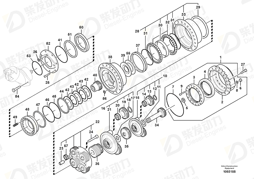 VOLVO Spacer SA8230-35590 Drawing