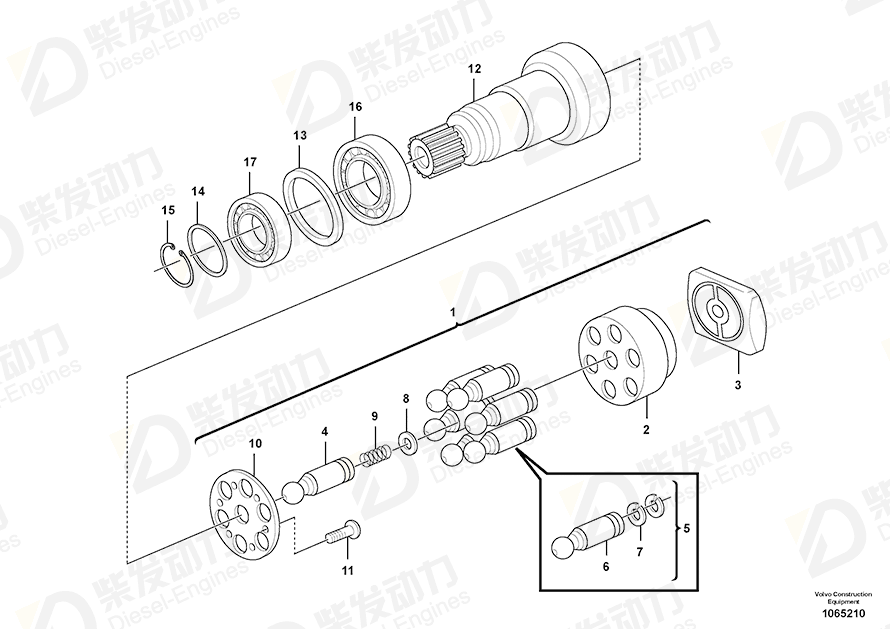 VOLVO Shim SA8230-34910 Drawing