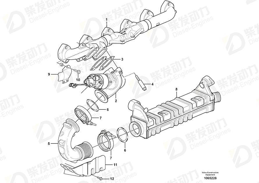 VOLVO Shoulder screw 21528673 Drawing VOLVO Shoulder screw 21528673 Drawing