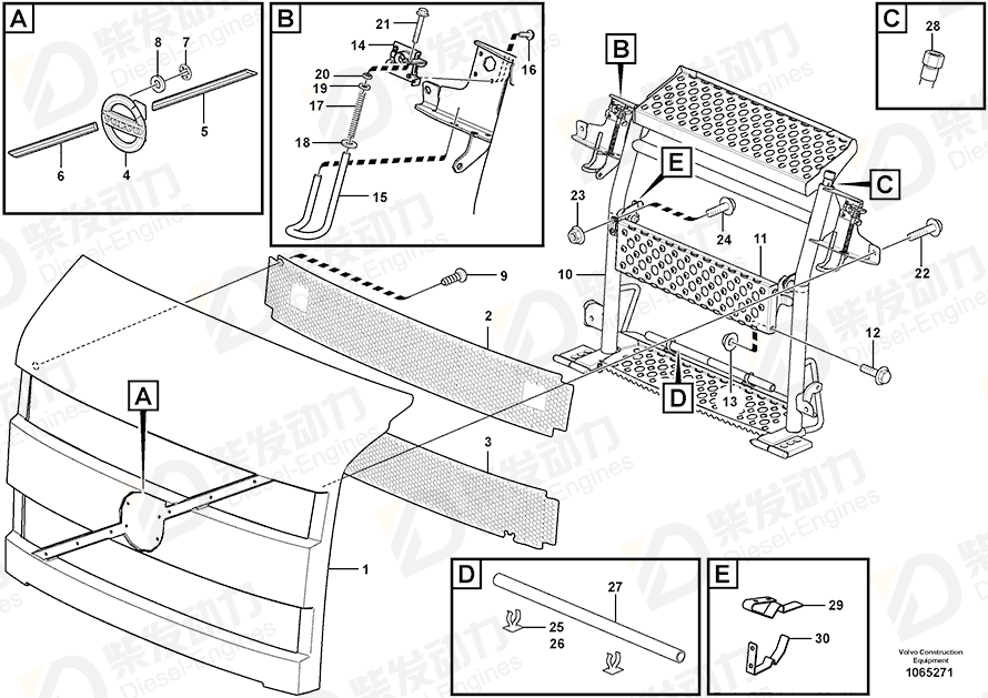 VOLVO Ladder 15182014 Drawing